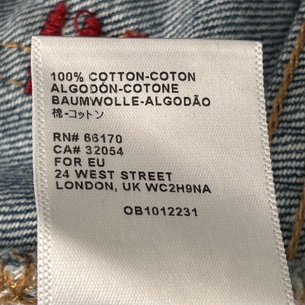 BDG Urban Outfitters Size 26 Denim High Rise Mom Shorts Rolled Cuff 100% Cotton - Picture 8 of 10